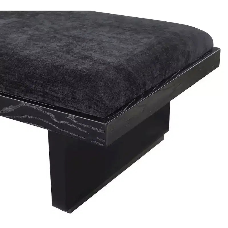 Meridian Furniture,Arlington Chenille Fabric Bench