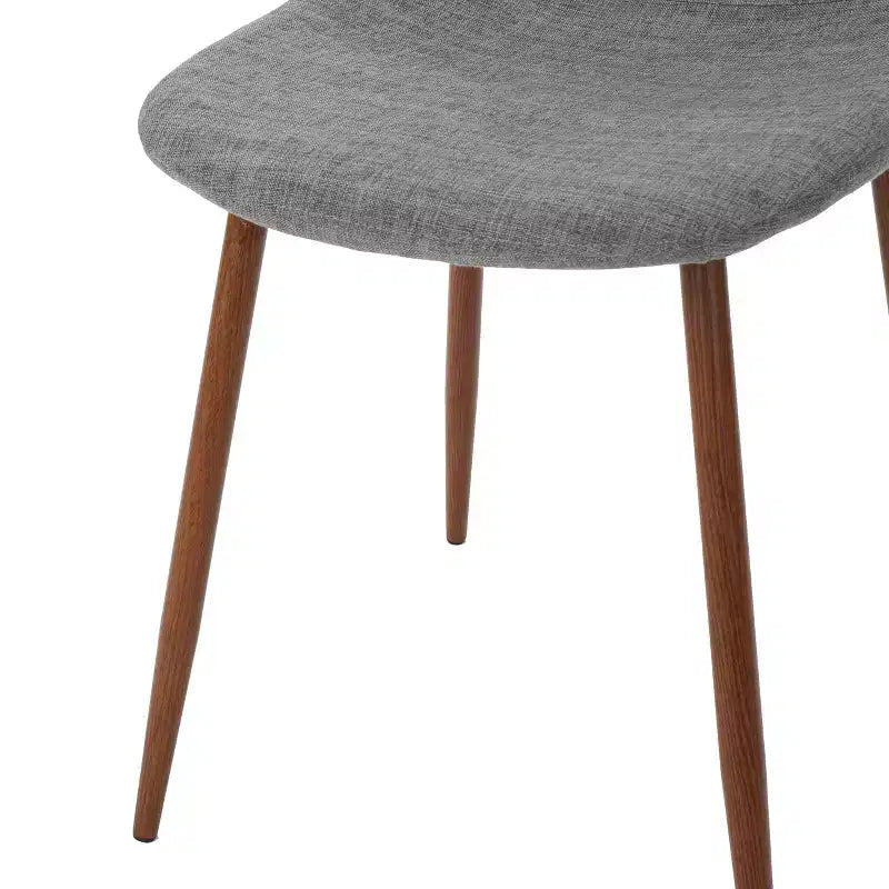 GDFStudio Haleigh Mid-Century Modern Fabric Upholstered Dining Chairs (Set of 2)