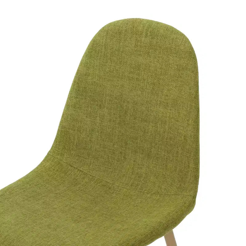 GDFStudio Haleigh Mid-Century Modern Fabric Upholstered Dining Chairs (Set of 2)