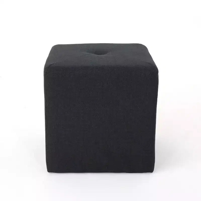 GDFStudio Brooks Contemporary Fabric Tufted Square Ottoman