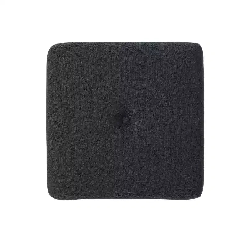 GDFStudio Brooks Contemporary Fabric Tufted Square Ottoman