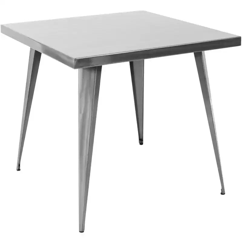Okak Square Dining Table Kitchen Table Industrial Dining Table in Antique for Dining Room