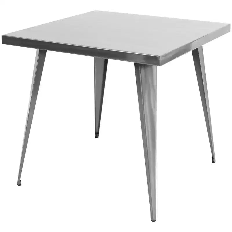 Okak Square Dining Table Kitchen Table Industrial Dining Table in Antique for Dining Room