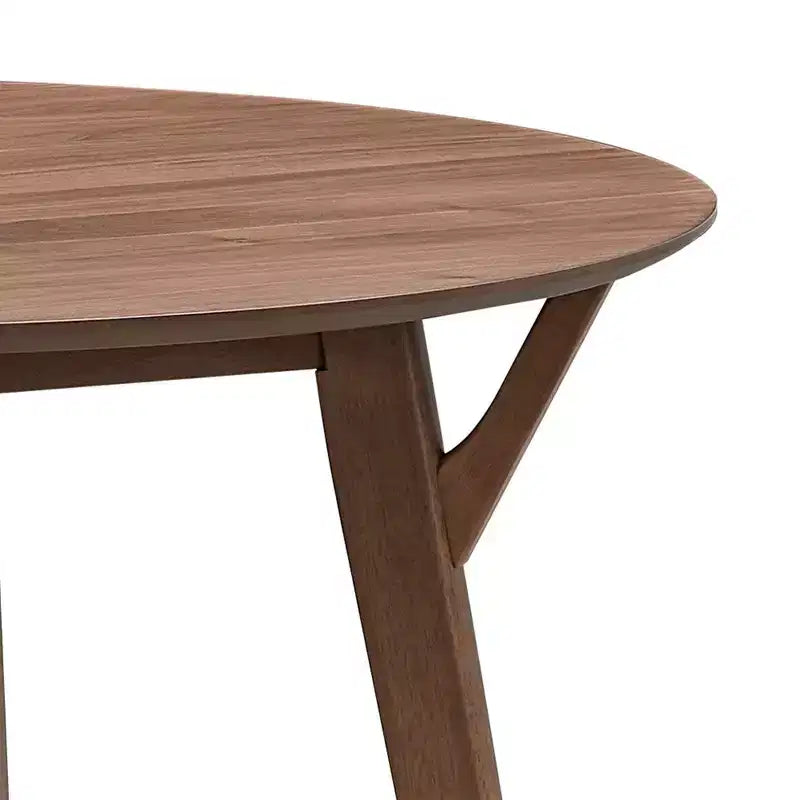 Okak 42 Round Wooden Dining Table Kitchen Table Dining Table for 4 for Dining Room