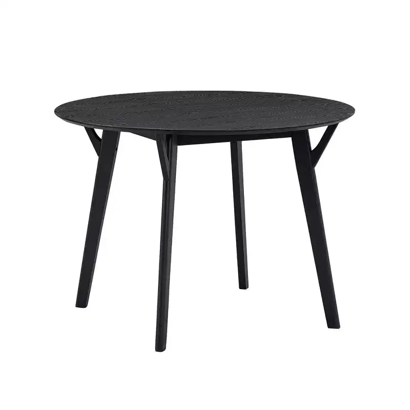 Okak 42 Round Wooden Dining Table Kitchen Table Dining Table for 4 for Dining Room