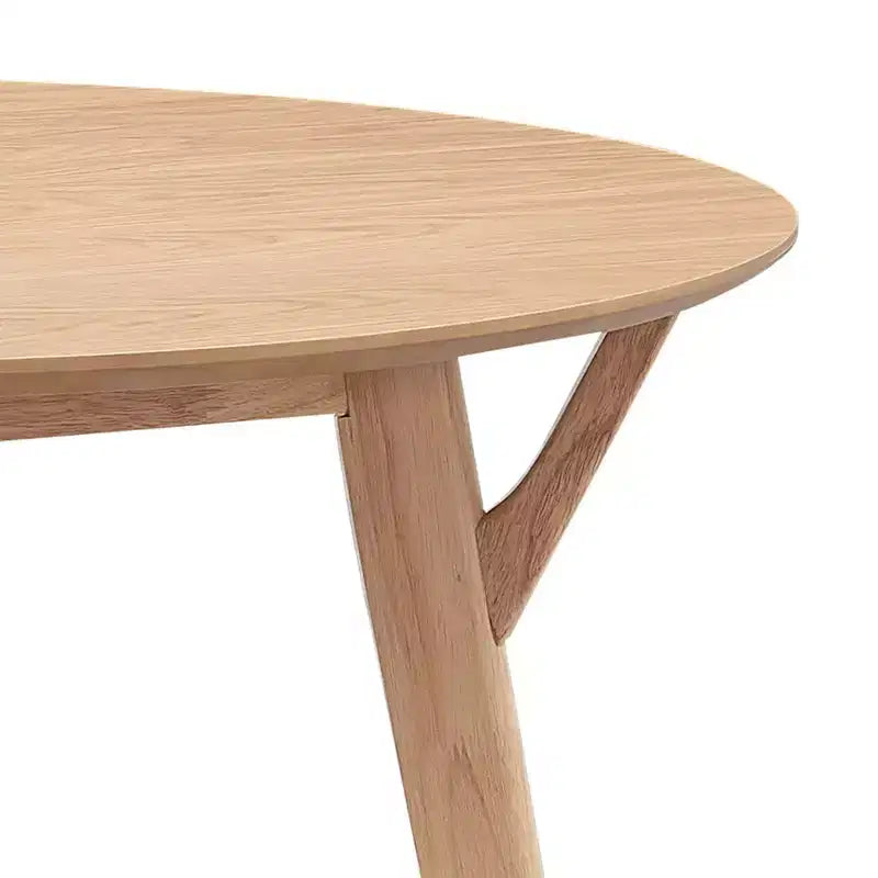 Okak 42 Round Wooden Dining Table Kitchen Table Dining Table for 4 for Dining Room
