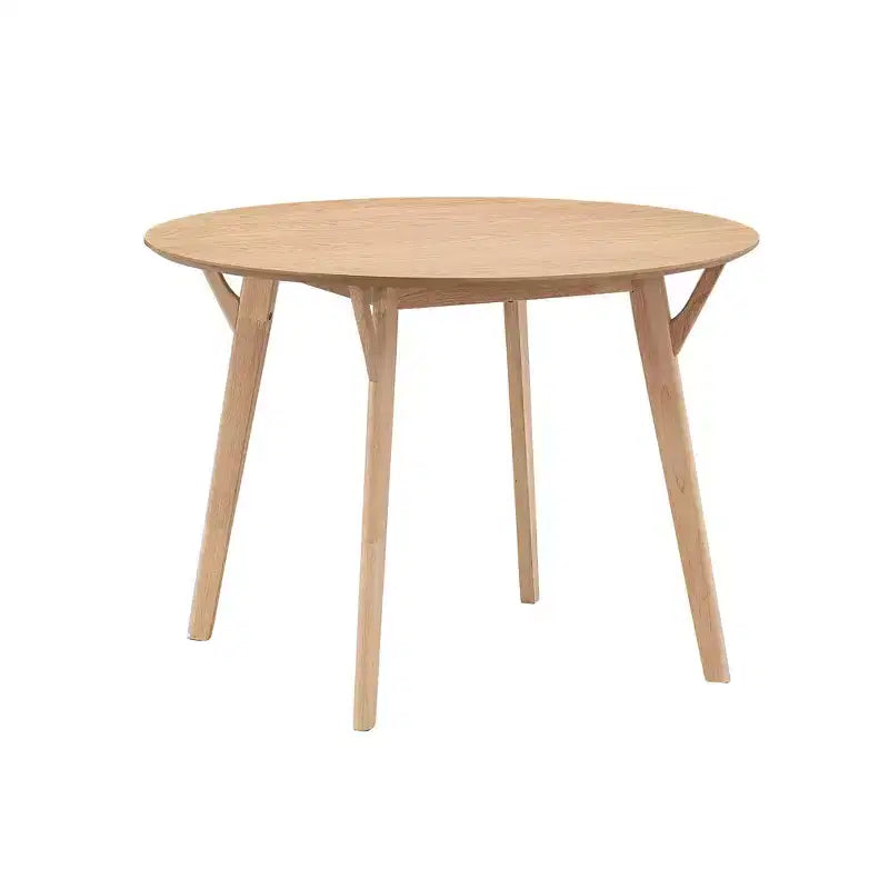 Okak 42 Round Wooden Dining Table Kitchen Table Dining Table for 4 for Dining Room