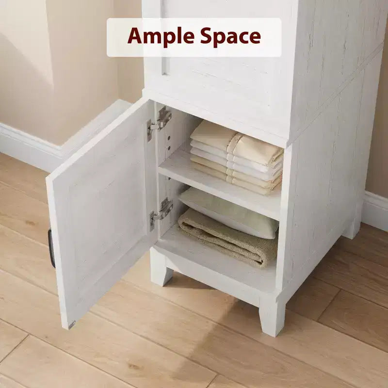 Armoire Wardrobe Closet with 2 Doors,72 Wooden Wardrobe Cabinet with Hanging Rod, Narrow Tall Armoire with 18 Adjustable Shelves for Bedroom