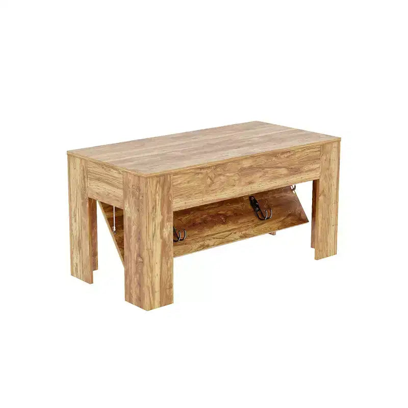 Multi-Function Center Table with Hidden Storage and Tactical Features Coffee Table Kids Desk Small Table