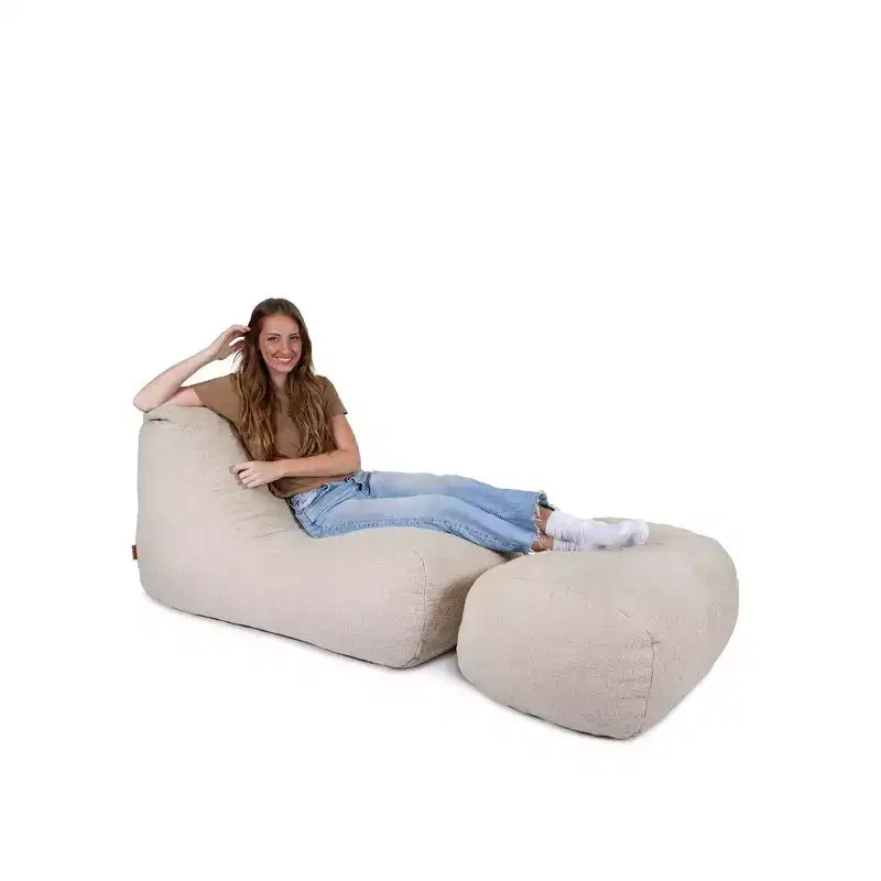 Big Joe Modora Foam-Filled Structured Bean Bag Chair Lounger, All Ages