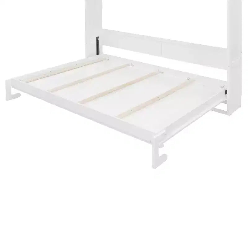Merax Queen Size Wall Murphy Bed with Ample Storage