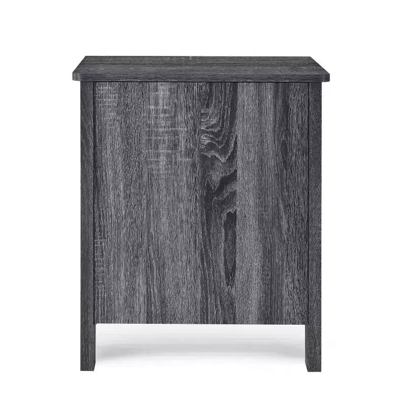 GDFStudio Titeca Contemporary 2 Drawer Wood Nightstands (Set of 2)