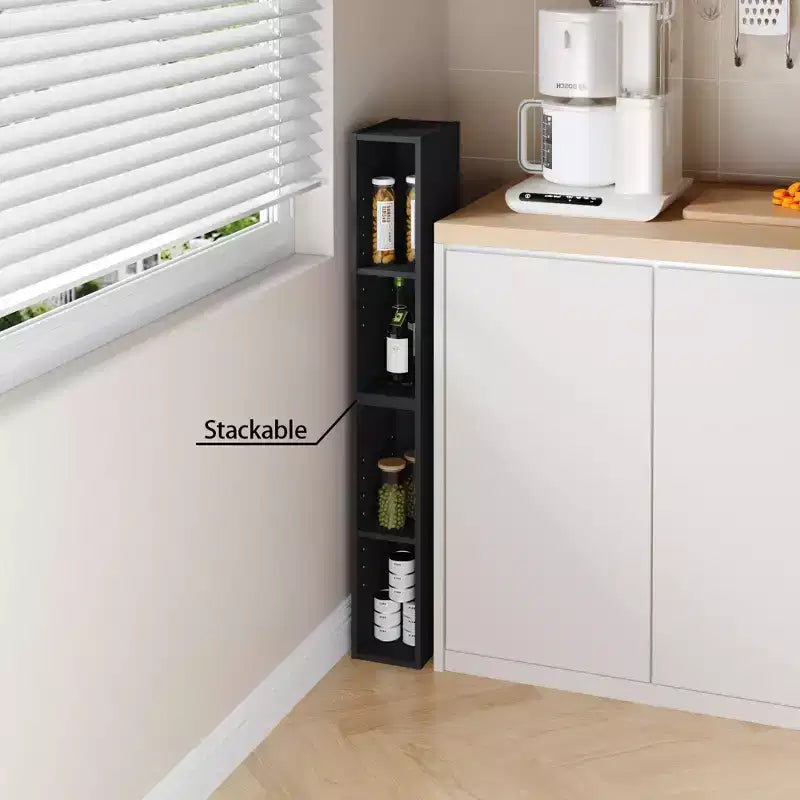 HOMLUX 2-Tier Adjustable Storage Bookcase Space Saving for Laundry Closet Bathroom