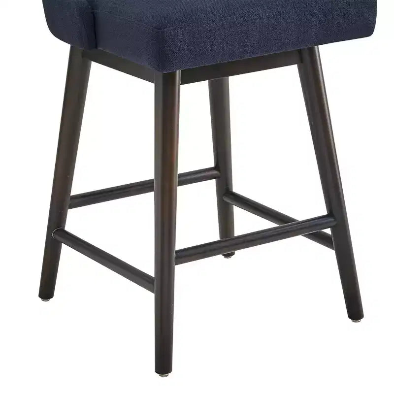 Spruce&Spring Upholstered Counter Height Swivel Bar Stools