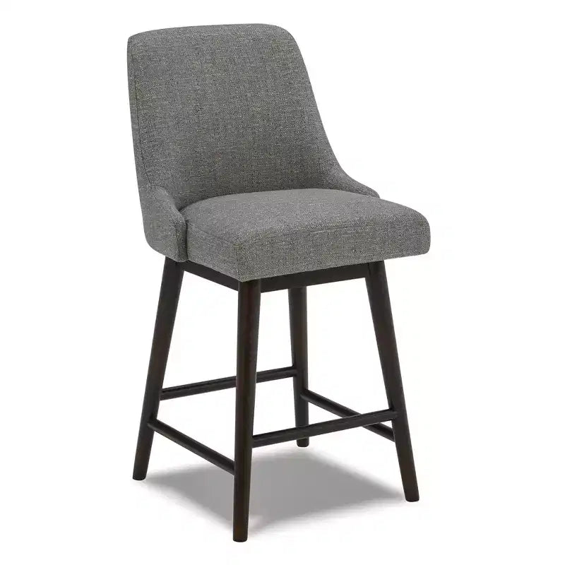Spruce&Spring Upholstered Counter Height Swivel Bar Stools