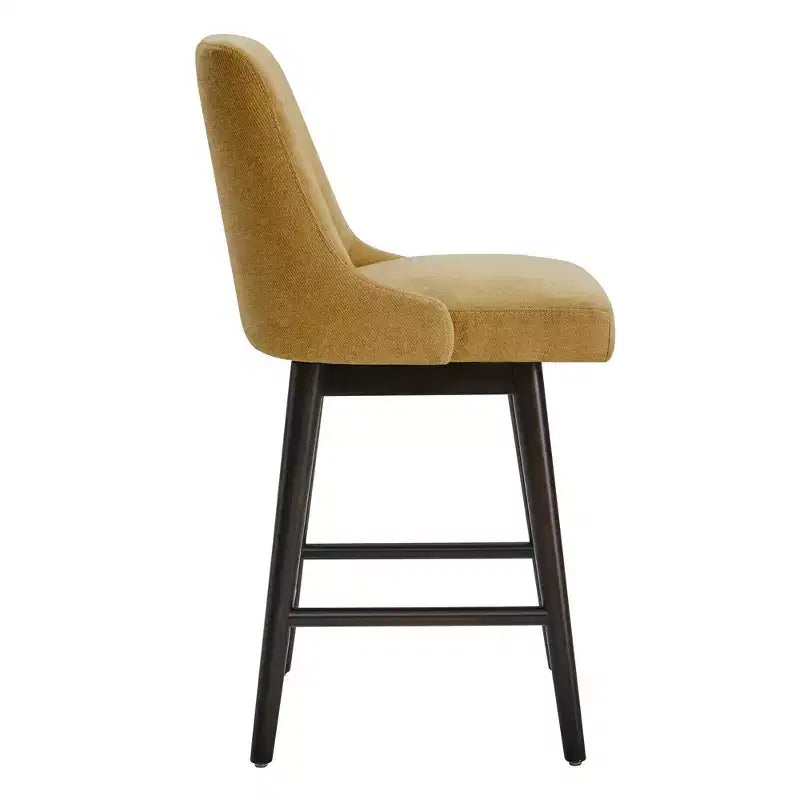 Spruce&Spring Upholstered Counter Height Swivel Bar Stools