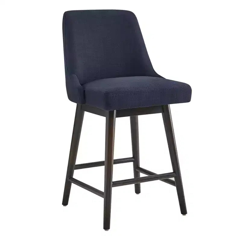 Spruce&Spring Upholstered Counter Height Swivel Bar Stools
