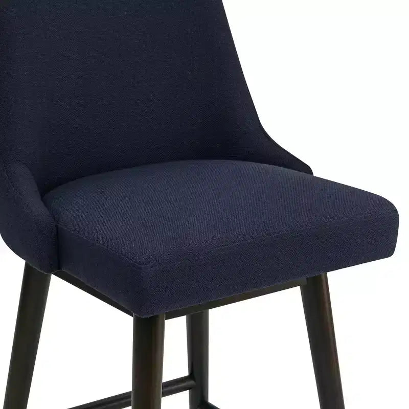 Spruce&Spring Upholstered Counter Height Swivel Bar Stools