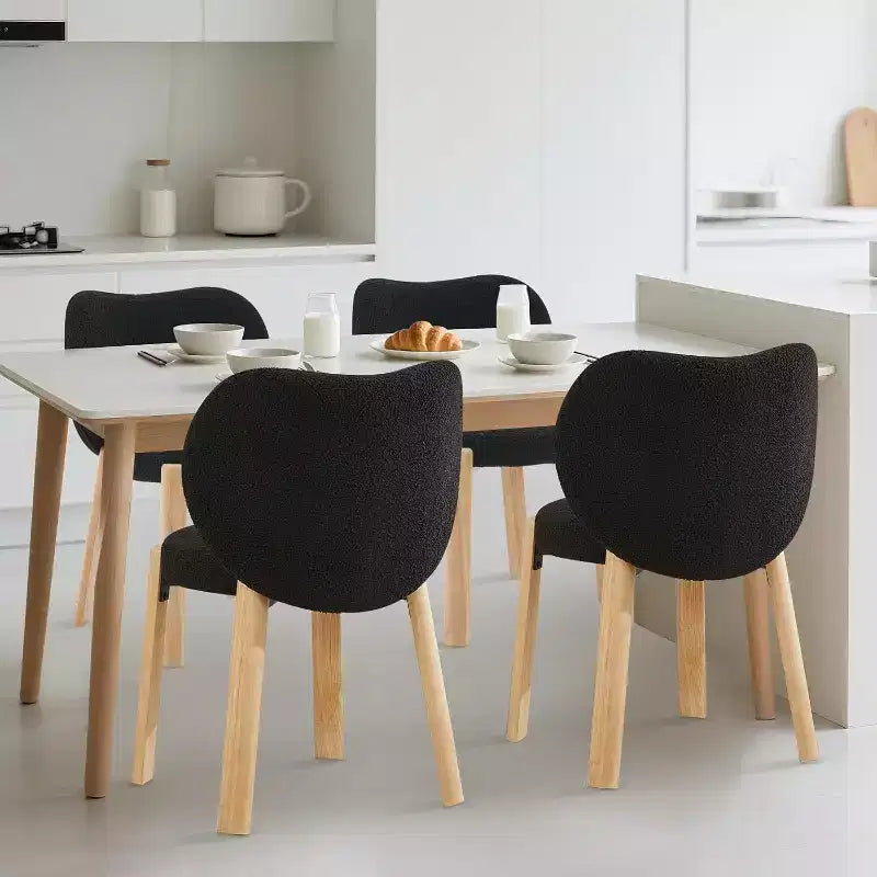 Cute Vanity Chair with Love Backrest, Modern Makeup Vanity Stool Teddy Fabric for Dressing Home Office Bedoom Dinning Room and Living Room