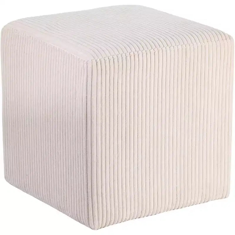 Meridian Furniture,Roy Microsuede Fabric Ottoman/Stool
