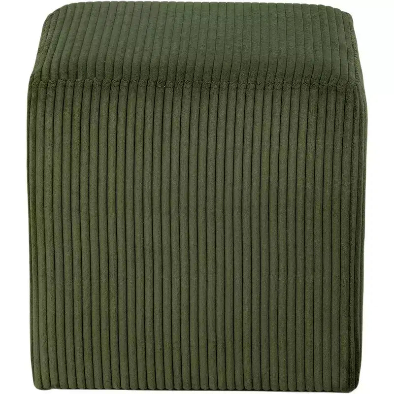 Meridian Furniture,Roy Microsuede Fabric Ottoman/Stool