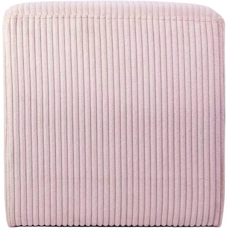 Meridian Furniture,Roy Microsuede Fabric Ottoman/Stool