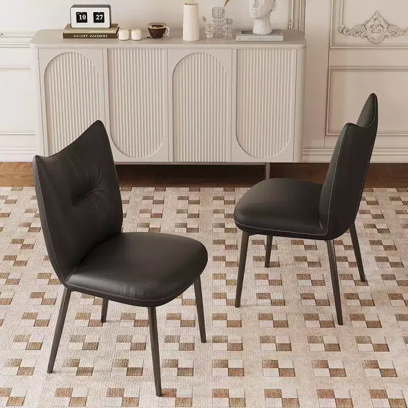 Gaoyangjiaju 19.29 in. Modern Microfiber Leather Dining Chair