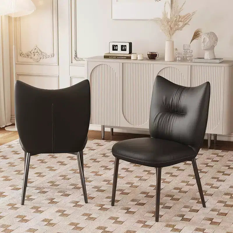 Gaoyangjiaju 19.29 in. Modern Microfiber Leather Dining Chair