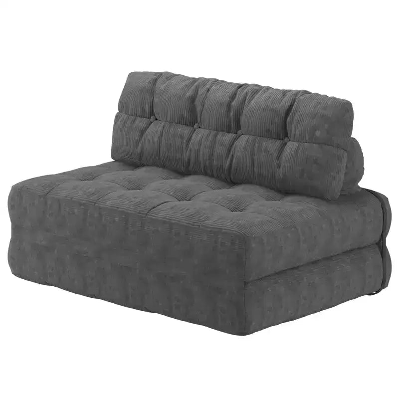 Folding Sofa Bed, Floor Folding Couch with Pillow Corduroy