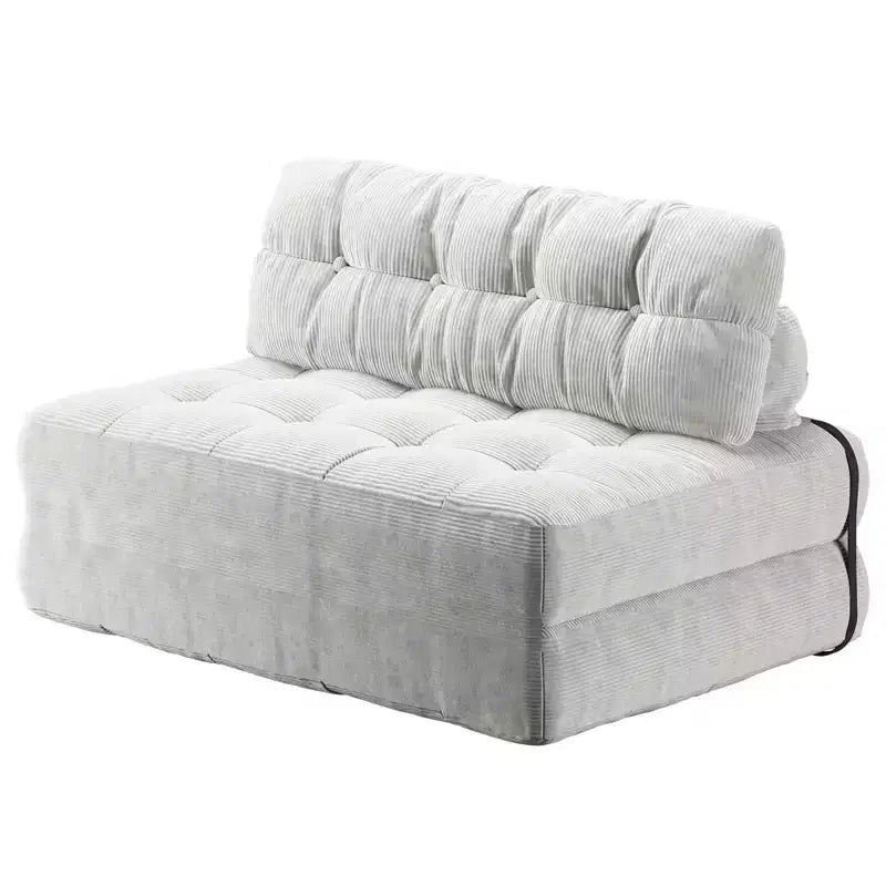 Folding Sofa Bed, Floor Folding Couch with Pillow Corduroy