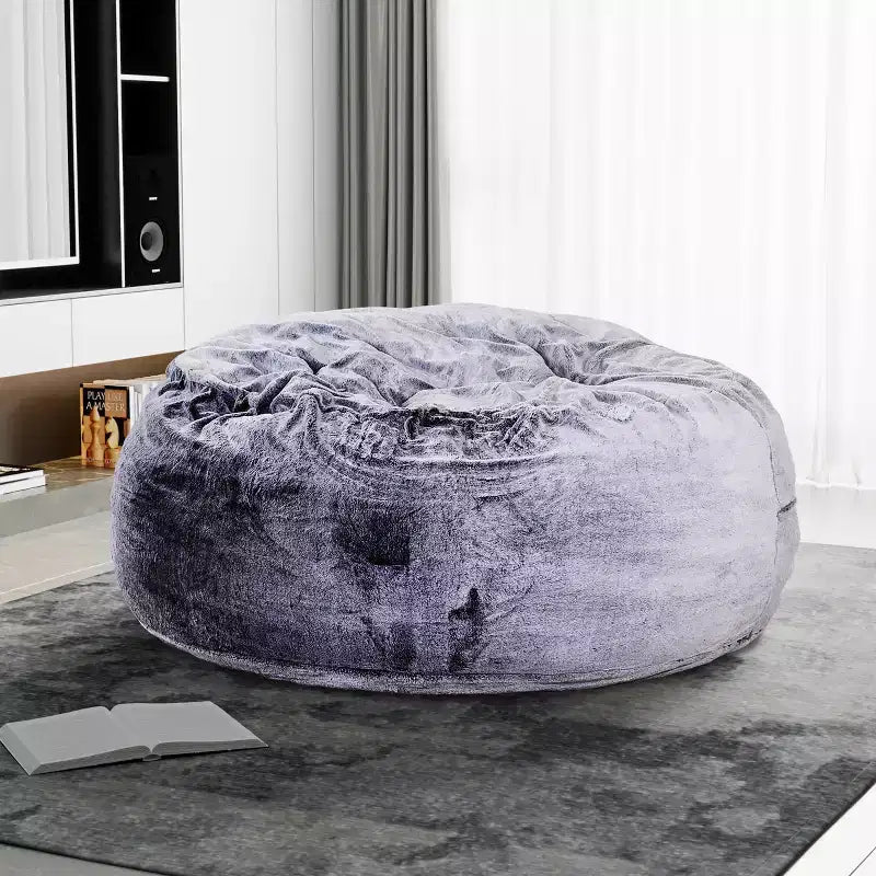 HomeStock Bala 5ft Faux Fur Foam Bean Bag