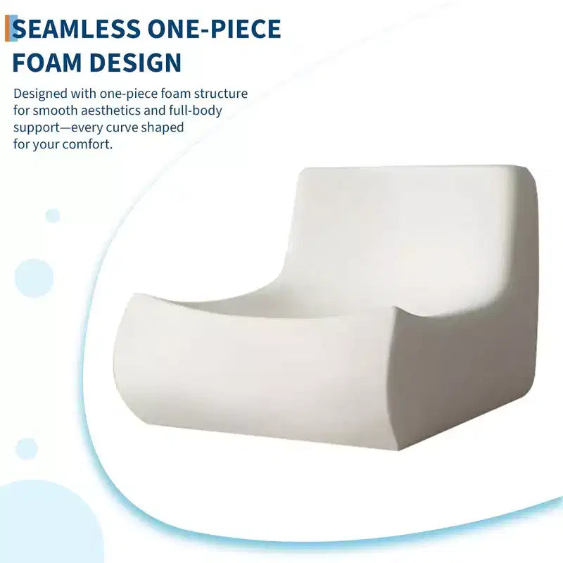 69 Inch Teddy Sofa,Loveseat Bean Bag Couch with Deep Seat,Upholstered Couches for Living Room,Bedroom,Apartment
