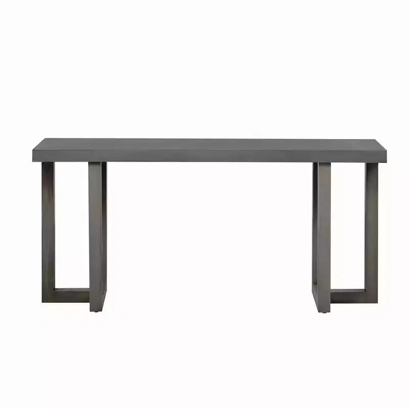 Okak 63IN Minimalism Console Table with Solid Wood Legs, Elegent Entryway Table with Thick Tabletop, Hallway Table for Living Room, Bedroom