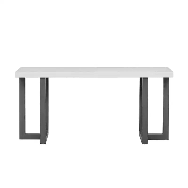 Okak 63IN Minimalism Console Table with Solid Wood Legs, Elegent Entryway Table with Thick Tabletop, Hallway Table for Living Room, Bedroom
