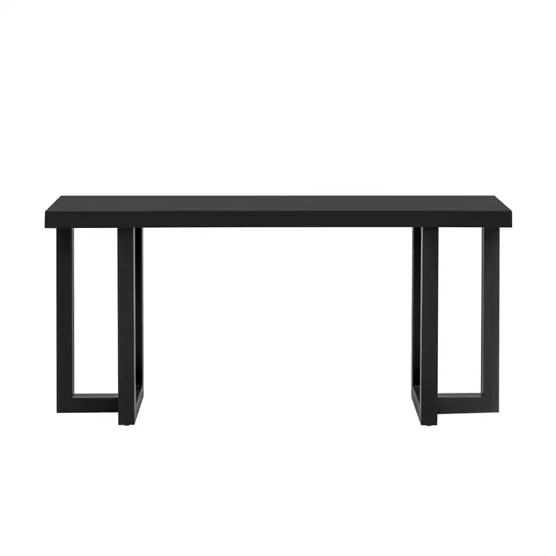 Okak 63IN Minimalism Console Table with Solid Wood Legs, Elegent Entryway Table with Thick Tabletop, Hallway Table for Living Room, Bedroom