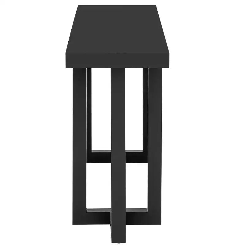 Okak 63IN Minimalism Console Table with Solid Wood Legs, Elegent Entryway Table with Thick Tabletop, Hallway Table for Living Room, Bedroom