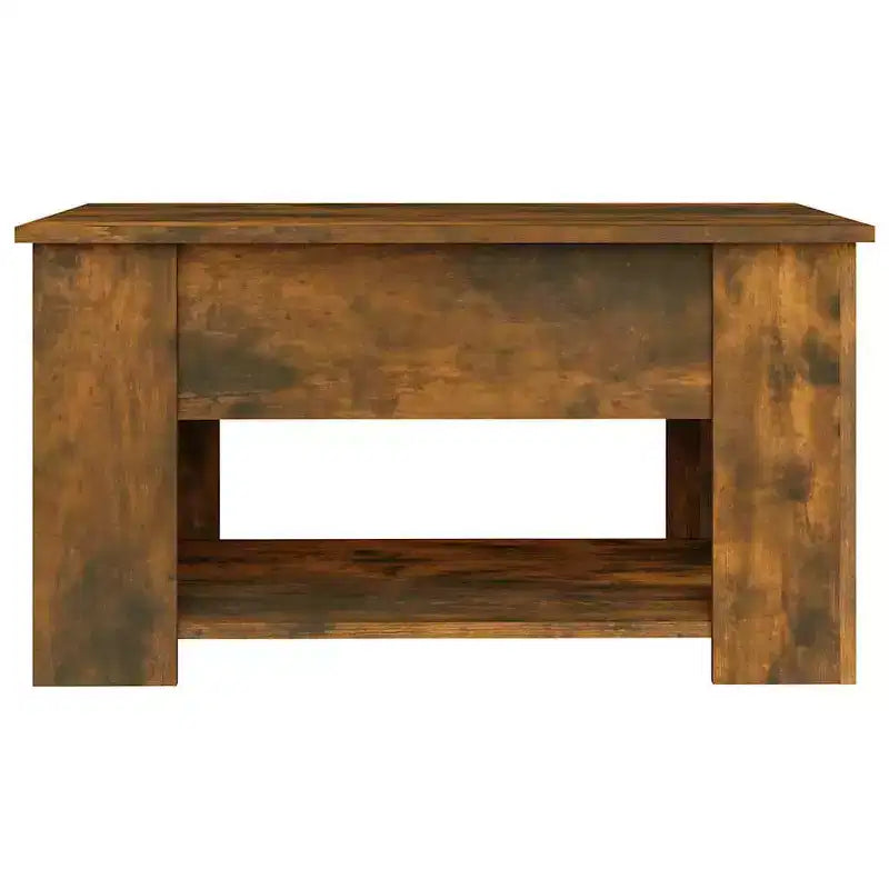 Coffee Table Smoked oak Engineered wood 31.1 x 19.3 x 16.1 in