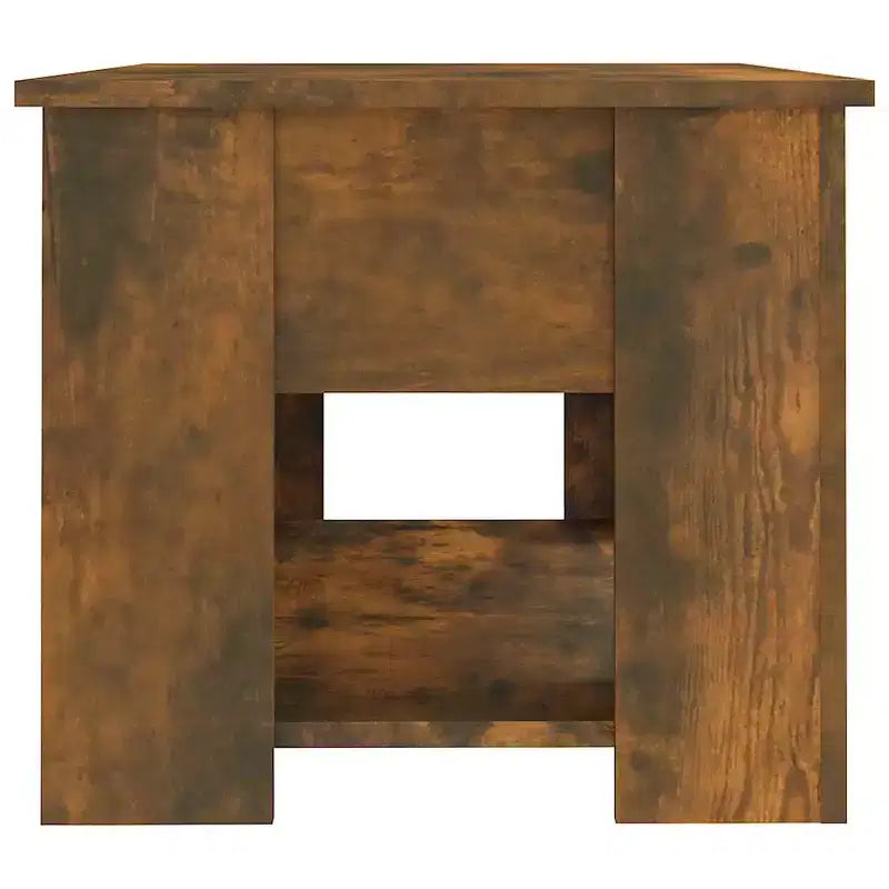 Coffee Table Smoked oak Engineered wood 31.1 x 19.3 x 16.1 in