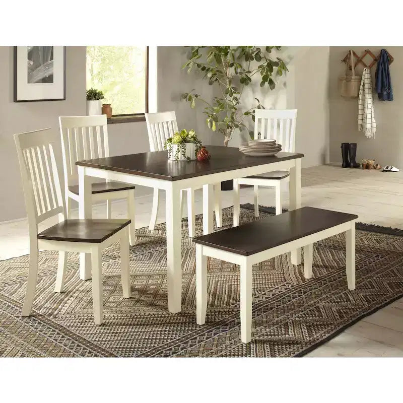 Jofran,Decatur Lane Farmhouse Solid Wood Dining Chair (Set of 2)