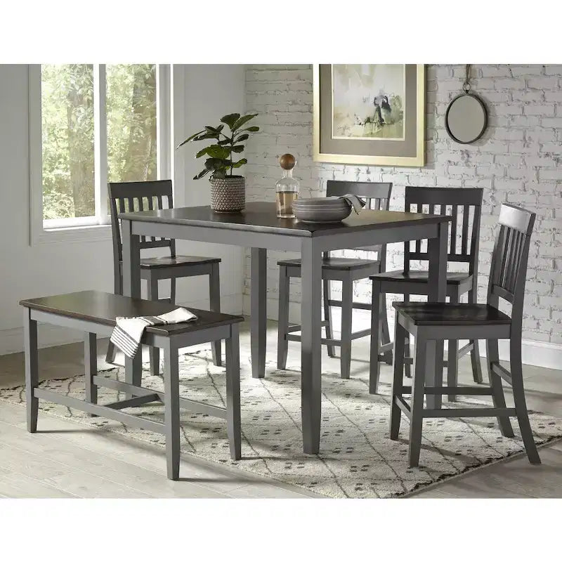 Jofran,Decatur Lane Farmhouse Solid Wood Dining Chair (Set of 2)