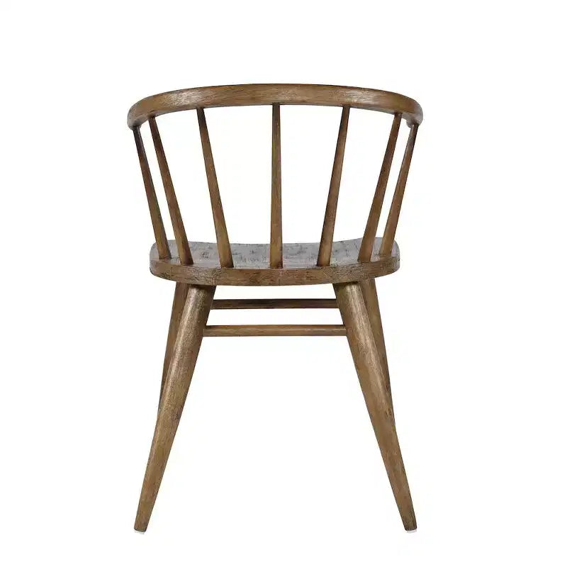 Jofran,Fitz Traditional Solid Wood Curved Back Spindle Dining Chair (Set of 2)