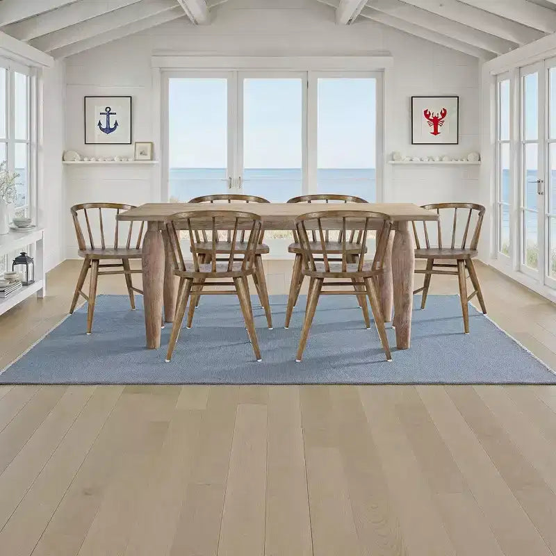 Jofran,Fitz Traditional Solid Wood Curved Back Spindle Dining Chair (Set of 2)