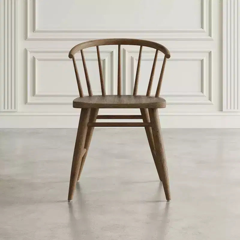 Jofran,Fitz Traditional Solid Wood Curved Back Spindle Dining Chair (Set of 2)