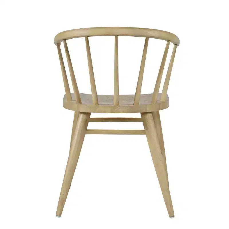 Jofran,Fitz Traditional Solid Wood Curved Back Spindle Dining Chair (Set of 2)