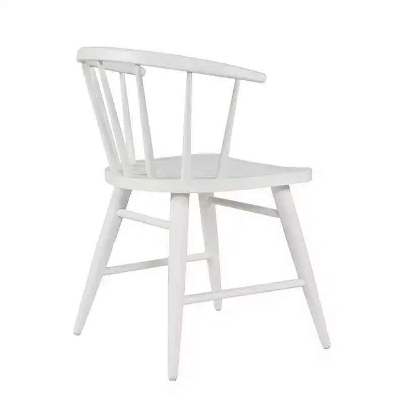 Jofran,Fitz Traditional Solid Wood Curved Back Spindle Dining Chair (Set of 2)