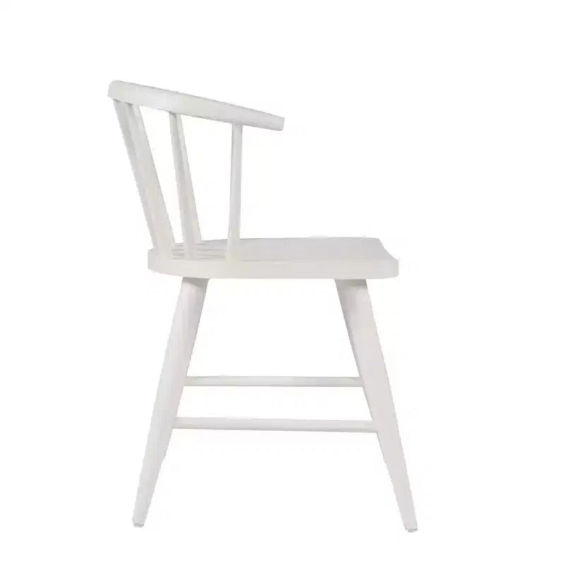Jofran,Fitz Traditional Solid Wood Curved Back Spindle Dining Chair (Set of 2)