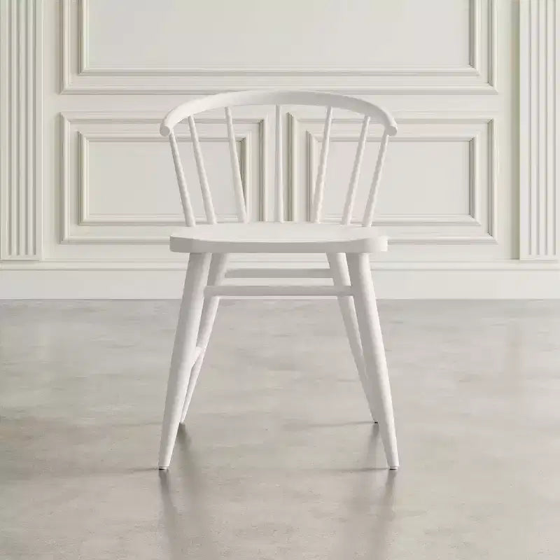 Jofran,Fitz Traditional Solid Wood Curved Back Spindle Dining Chair (Set of 2)