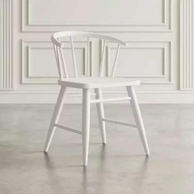 Jofran,Fitz Traditional Solid Wood Curved Back Spindle Dining Chair (Set of 2)