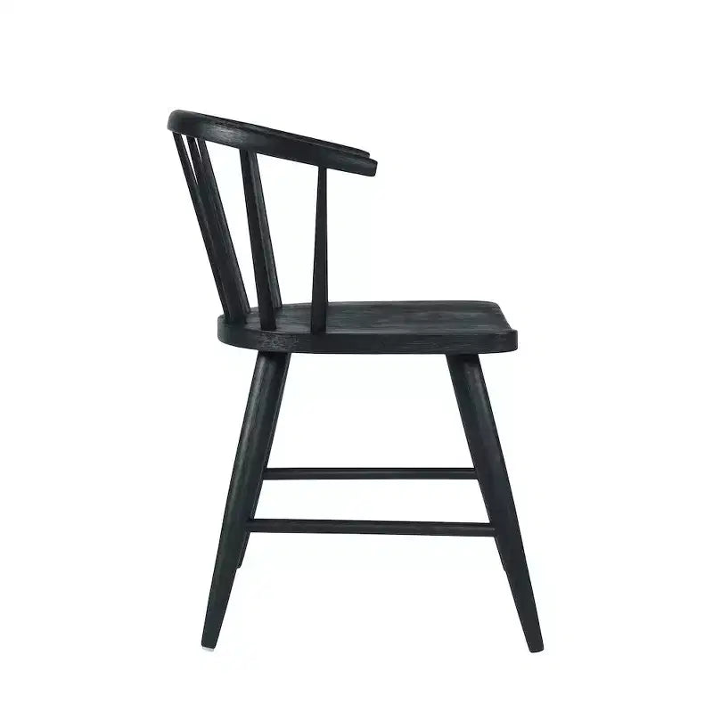 Jofran,Fitz Traditional Solid Wood Curved Back Spindle Dining Chair (Set of 2)