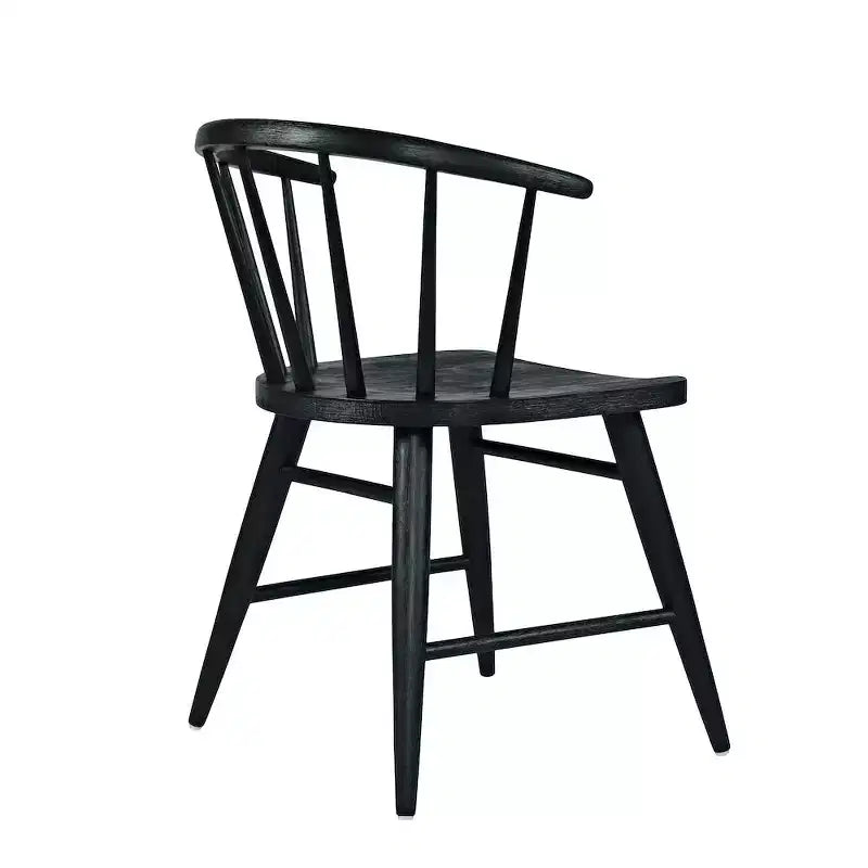 Jofran,Fitz Traditional Solid Wood Curved Back Spindle Dining Chair (Set of 2)